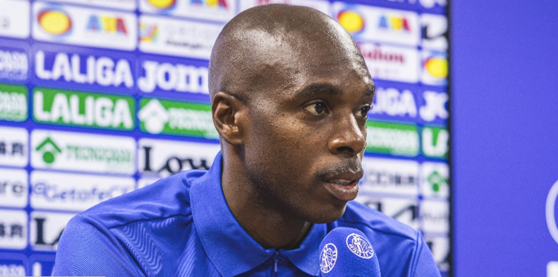 Rueda de prensa de Allan Nyom esta mañana