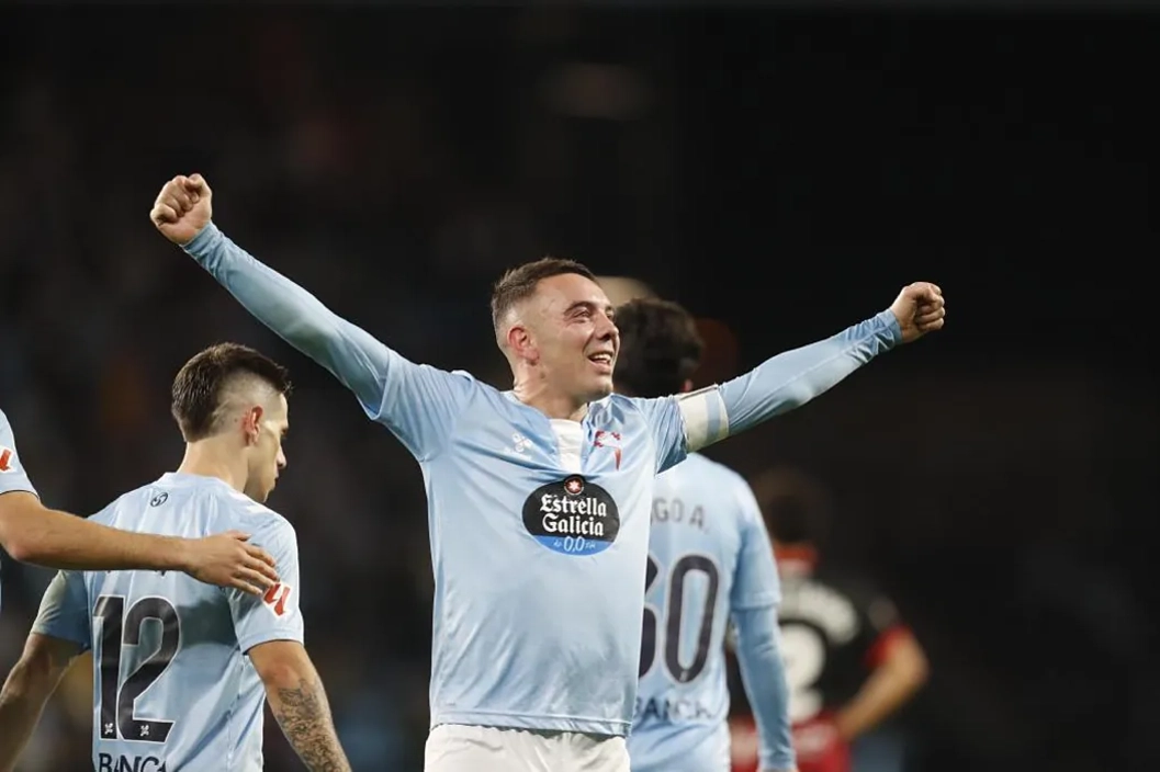 Portada de Hugo Álvarez y Aspas dan la victoria al Celta frente al Mallorca