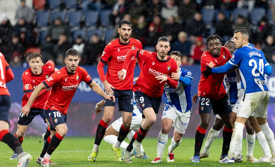 Portada de Osasuna versus Tenerife para Copa del Rey