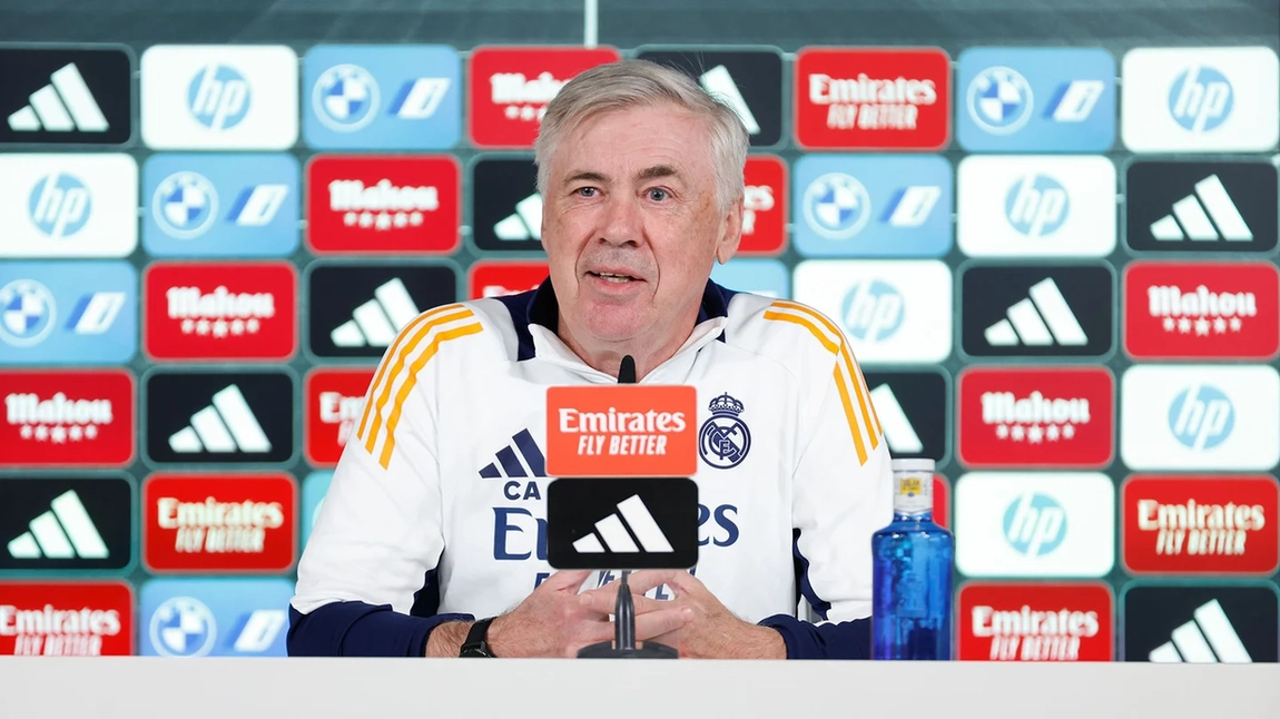 Imagen de la noticia: Ancelotti actualiza sobre Alaba, y pone caliente la delantera con Brahim, Endrick