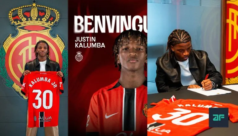 Portada de Oficial: Justin Kalumba es anunciado como nuevo fichaje del RCD Mallorca