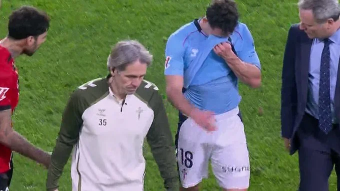 Durán se marcha lesionado y deja preocupación en el Celta