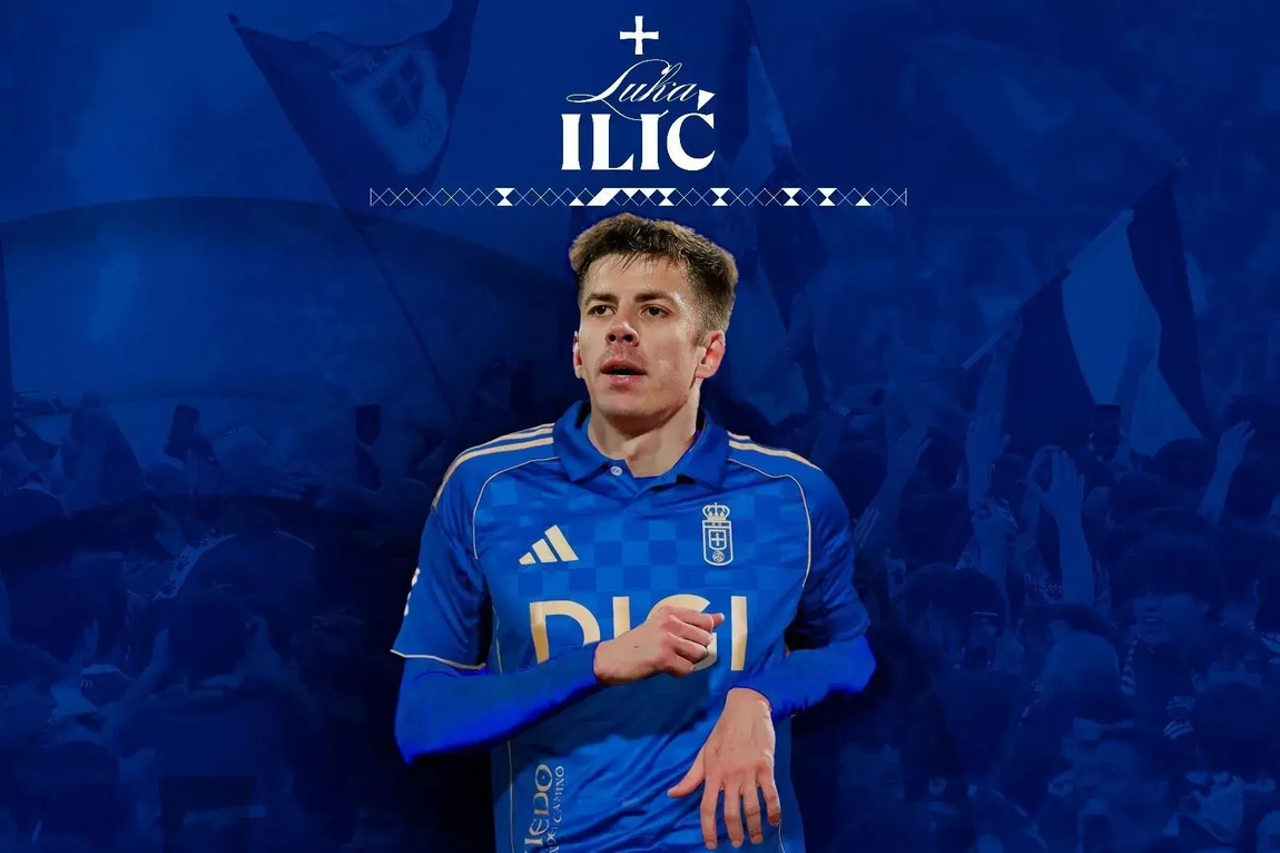 Portada de Luka Ilić firma con el Real Oviedo hasta 2028, media punta con experiencia