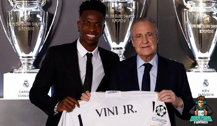 Noticia: Vinicius Jr. renueva contrato con el Real Madrid hasta 2027 Imagen de la noticia: Vinicius Jr. renueva contrato con el Real Madrid hasta 2027