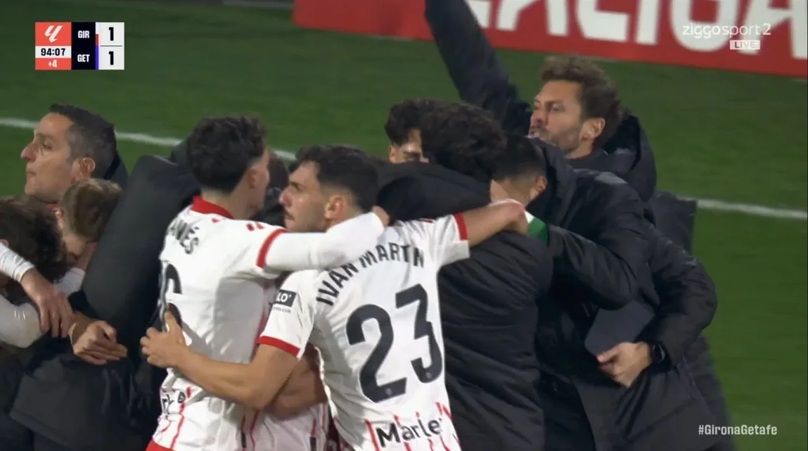 Vitor Reis da el empate al Girona - Jornada 21 Liga Fantasy