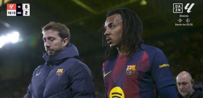 Koundé lesionado en el Barcelona - Villarreal, Liga Fantasy