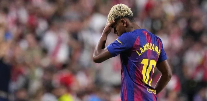 Portada de Lamine está descartado contra Newcastle y con alta duda para el Getafe