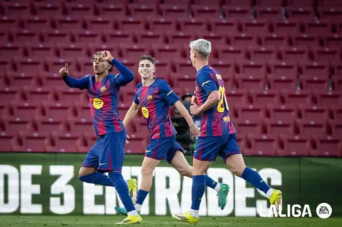 Lewandowski, Lamine y Bernal con goles en triunfo del Barcelona - Jornada 23 Liga Fantasy
