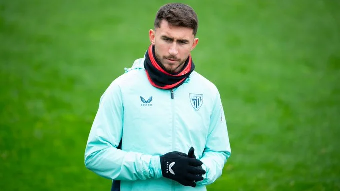 Portada de Laporte regresa a los entrenamientos de cara a Champions, y estará en el derbi de La Liga