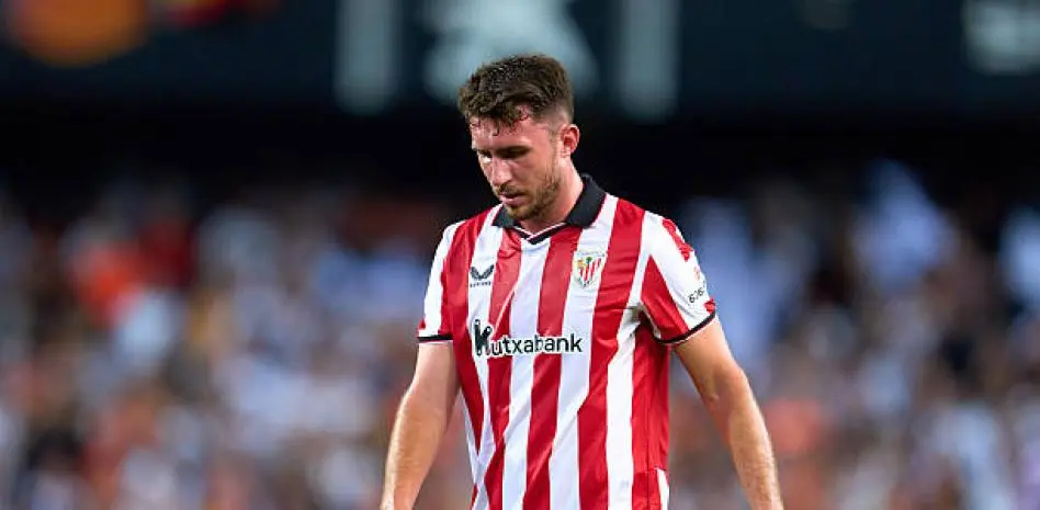Portada de Laporte lesionado por golpe en el Athletic - Atlético - Liga Fantasy