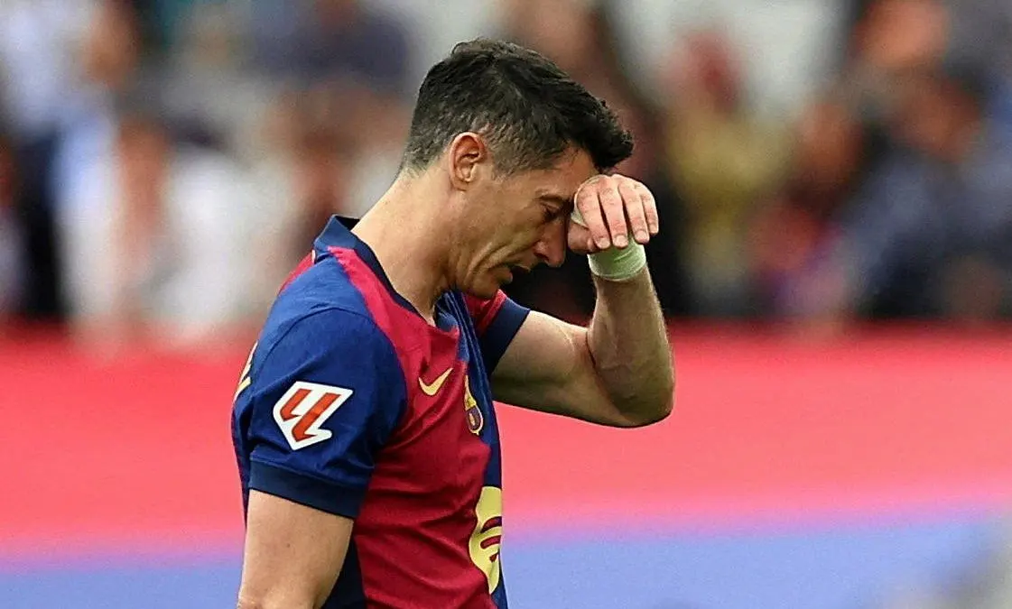 !Lesión de Lewandowski!, parte oficial del Barcelona y tiempo de baja