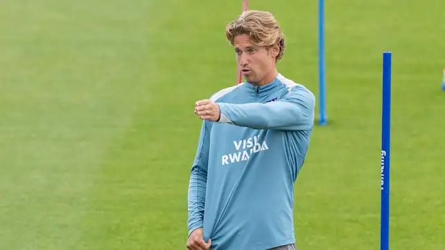 Portada de Llorente avanza y no está descartado para el Atlético - Girona