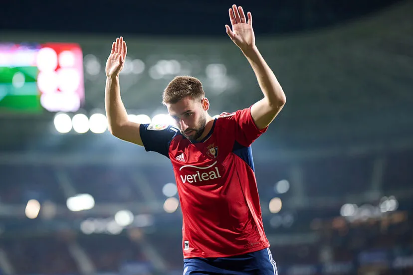 Portada de Moncayola abandona el entrenamiento del Osasuna con molestias