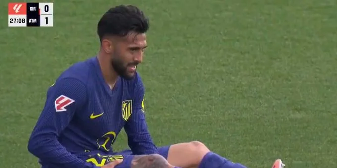 Lesión de Nico González en el Atlético de Madrid - Girona