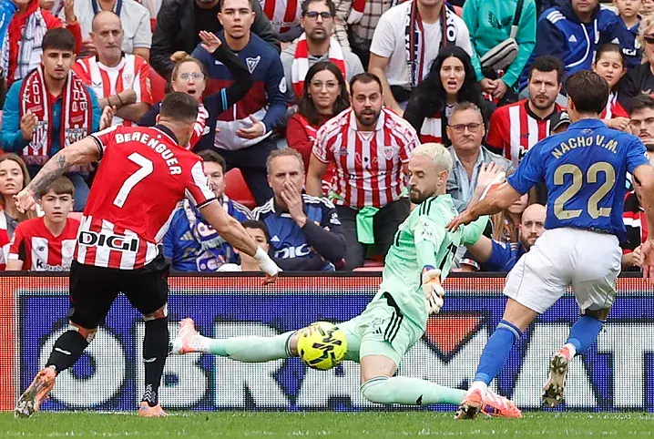Escandell responde nuevamente aunque no evita la derrota del Oviedo ante el Athletic