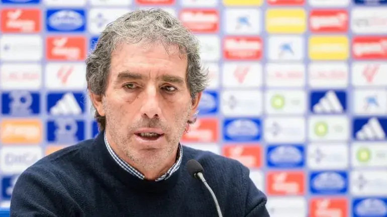 Portada de Almada en rueda de prensa para el Oviedo - Levante: Viñas, Hassan, Chaira, Ilic, Agudin, lesionados