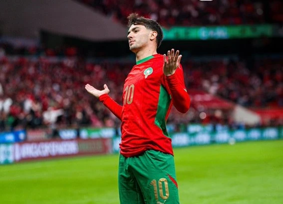Brahim Diaz con gol en el juego de apertura de la Copa África