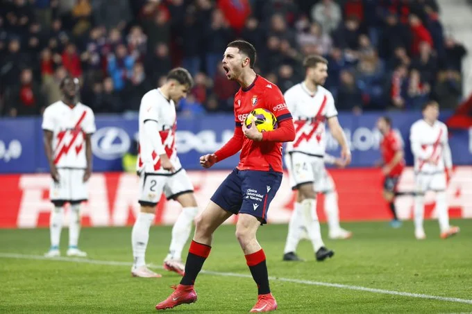 Victoria del Osasuna sobre el Rayo - Jornada 4 La Liga Fantasy
