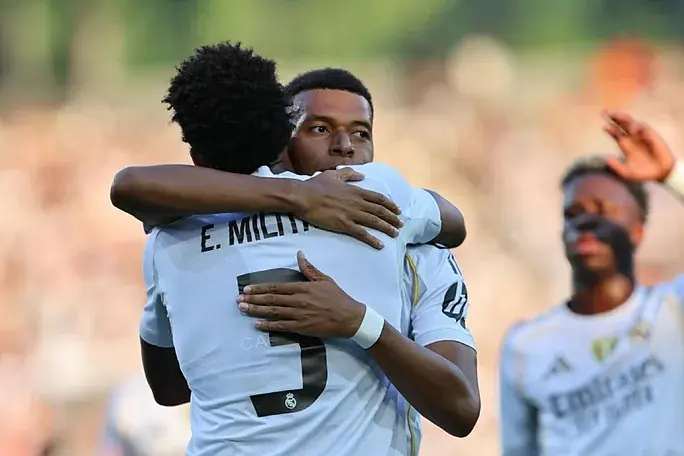 Portada de El Real Madrid listo para La Liga, golea en Austria con doblete de Mbappé