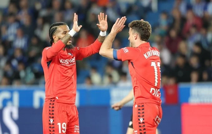 Budimir y Rosier con goles en empate de Osasuna con el Alavés - Jornada 30 La Liga