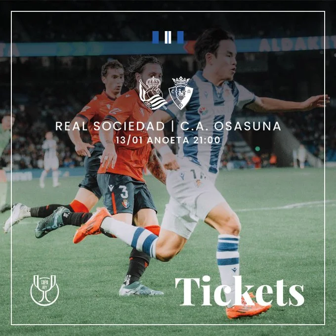 Portada de Barrene y Oyarzalbal en alineación de la Real Sociedad - octavos de final Copa del Rey