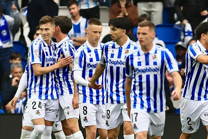 Sucic y Oskarsson con goles en empate de la Real Sociedad, expulsado Sergio - Jornada 31 La Liga