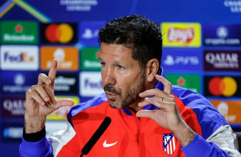 Simeone en rueda de prensa tras el adiós a la Champions: penal a Griezmann, lo de Giuliano, ocasiones falladas