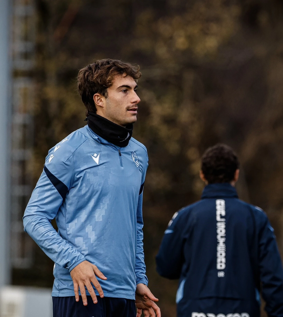Portada de Un regreso y un hombre en pausa en el entrenamiento de la Real Sociedad