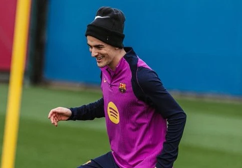 Gavi entrena con el grupo, sorpresa antes del Barcelona - Levante