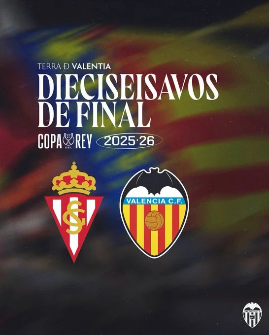 Portada de El Valencia visitará al Sporting de Gijón en la Copa del Rey