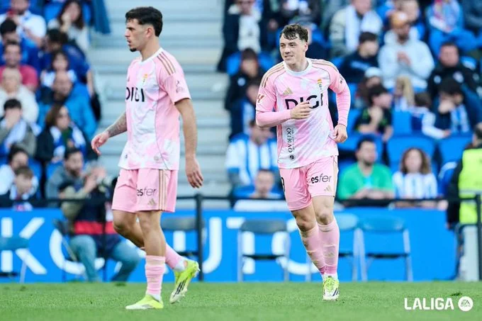 Viñas y Bailly con goles en empate del Oviedo - Jornada 25 Liga Fantasy