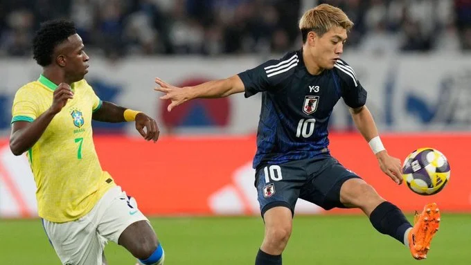 Portada de Vinícius no brilla en Japón, tres jugadores de La Liga en el amistoso
