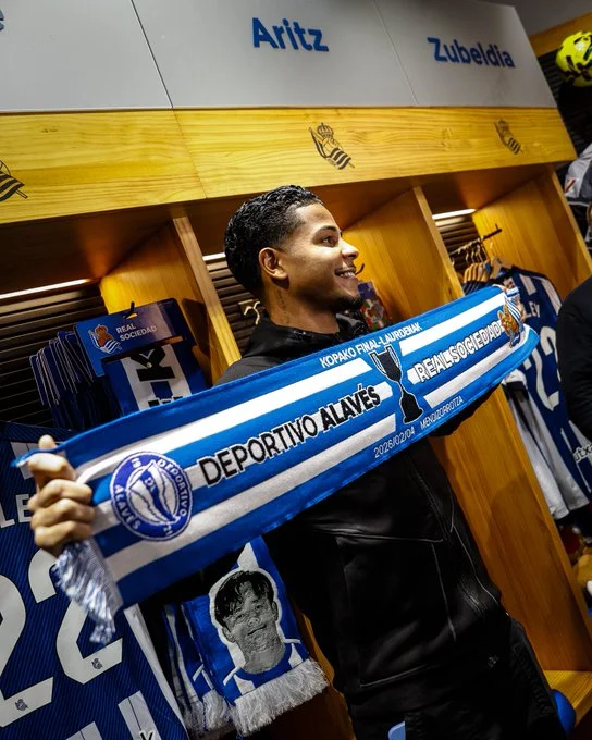 Portada de Oficial: Convocatoria de la Real Sociedad para los cuartos de final de la Copa