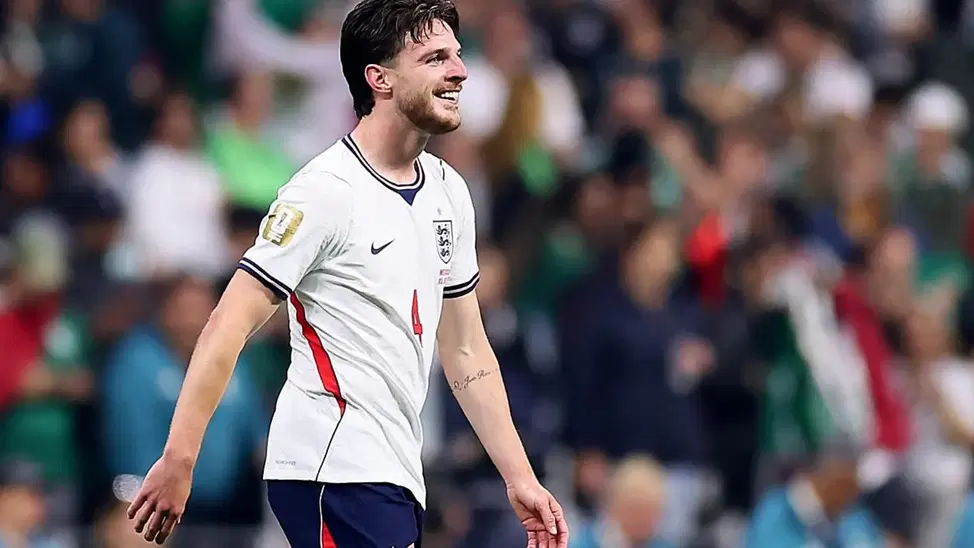 Alarma en Inglaterra: Declan Rice, duda para los cuartos del Mundial ante Noruega