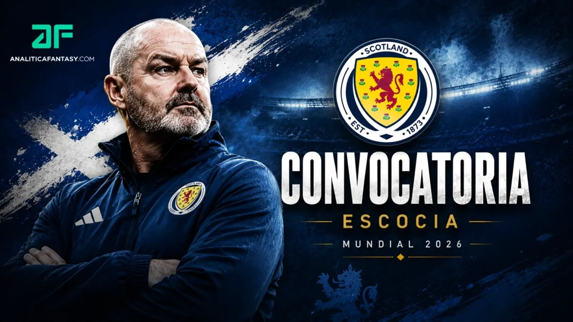 Convocatoria de Escocia para el Mundial 2026: los 26 de Steve Clarke