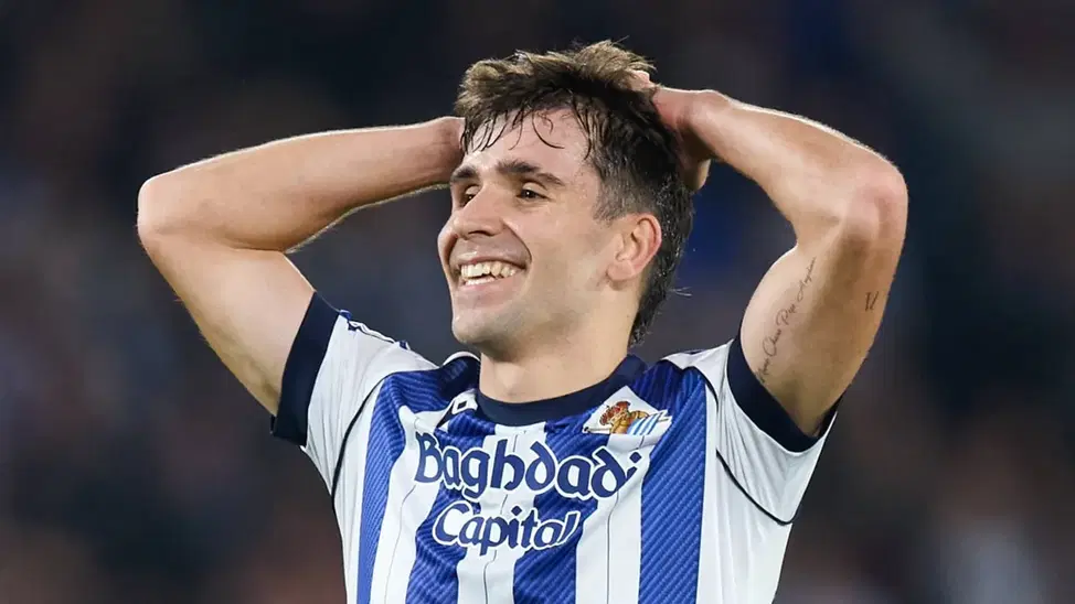 La Real Sociedad confirma la lesión de Pablo Marín: parte médico oficial