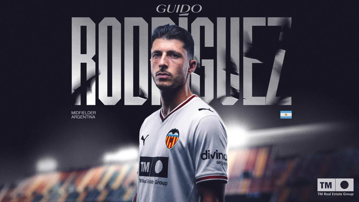 Portada de Oficial: Guido Rodríguez renueva con el Valencia CF hasta 2028