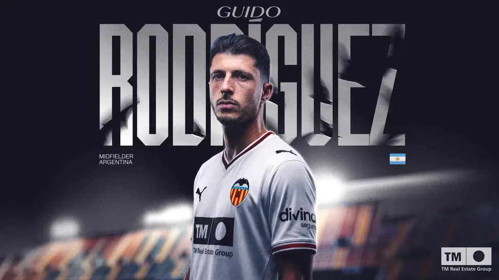 Oficial: Guido Rodríguez renueva con el Valencia CF hasta 2028