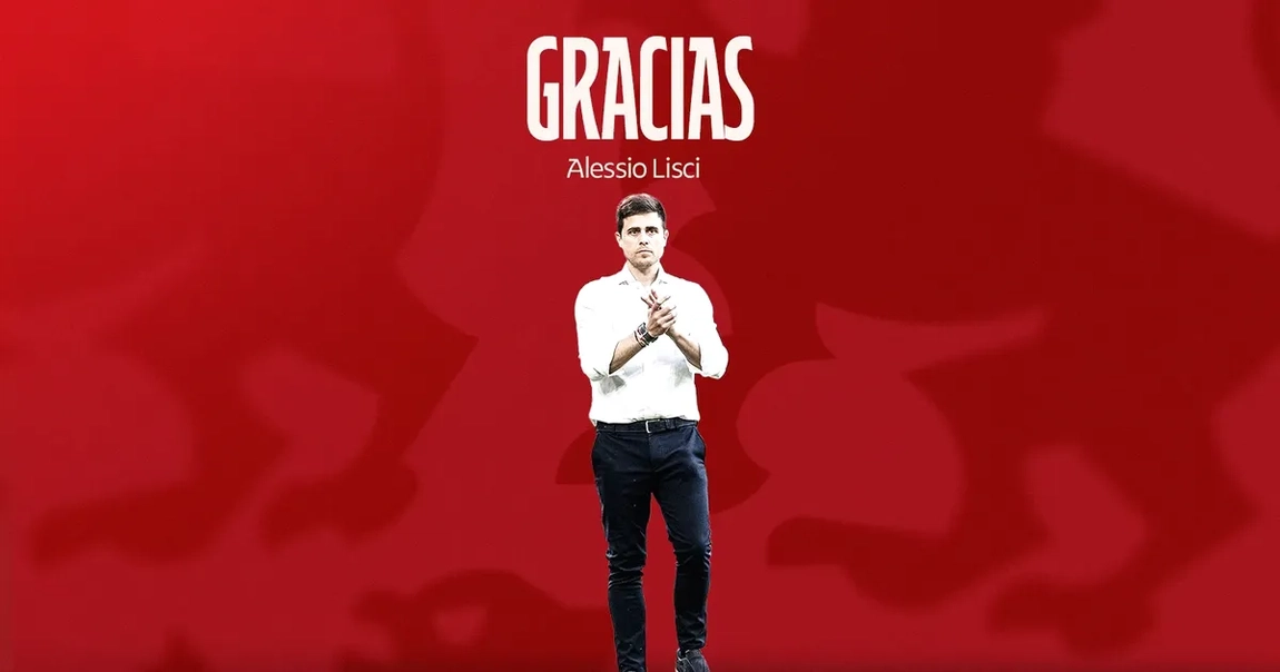 Osasuna anuncia la salida de Alessio Lisci tras una temporada al frente del equipo