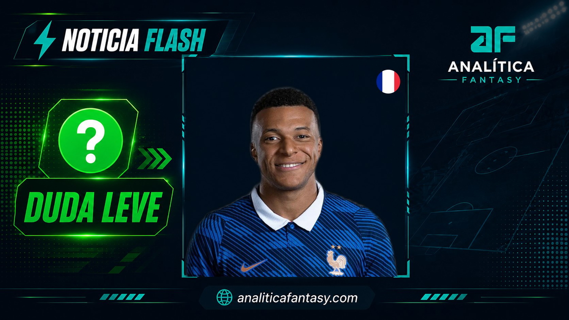 Kylian Mbappé (Francia): Pasa de disponible a duda leve.