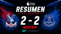 Crystal Palace 2-2 Everton: crónica de la jornada 36 en la Premier League