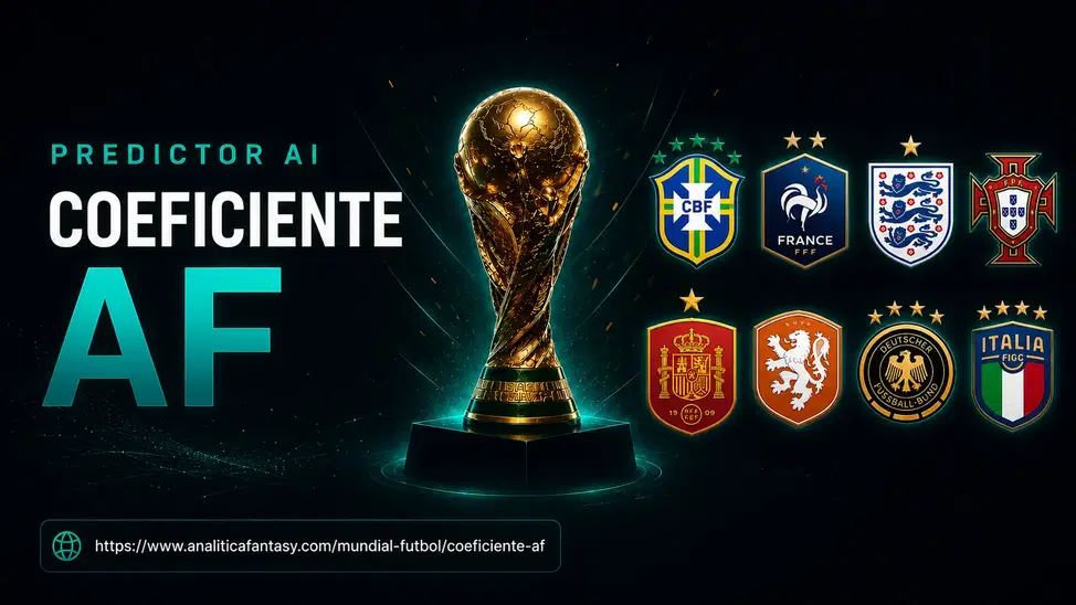 Coeficiente AF del Mundial 2026: ranking de los mejores jugadores de cada seleccion