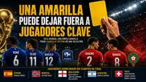 Alerta Mundial: los jugadores que se pueden perder las semifinales por una amarilla