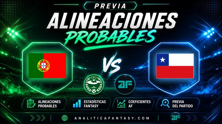 Portugal 2-1 Chile: crónica del amistoso rumbo al Mundial 2026