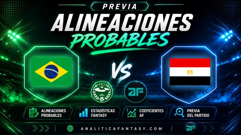 Brasil 2-1 Egipto: crónica del amistoso rumbo al Mundial 2026