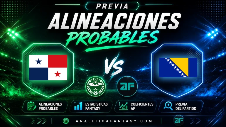 Panamá 1-1 Bosnia y Herzegovina: empate en el amistoso rumbo al Mundial 2026