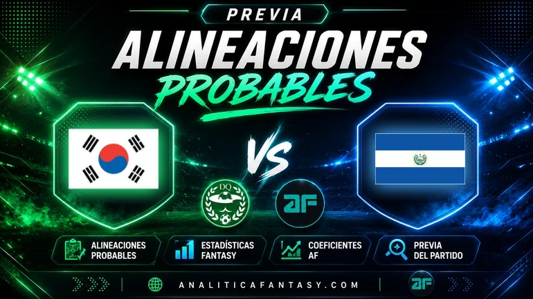 Corea del Sur 1-0 El Salvador: crónica y apuntes fantasy rumbo al Mundial 2026